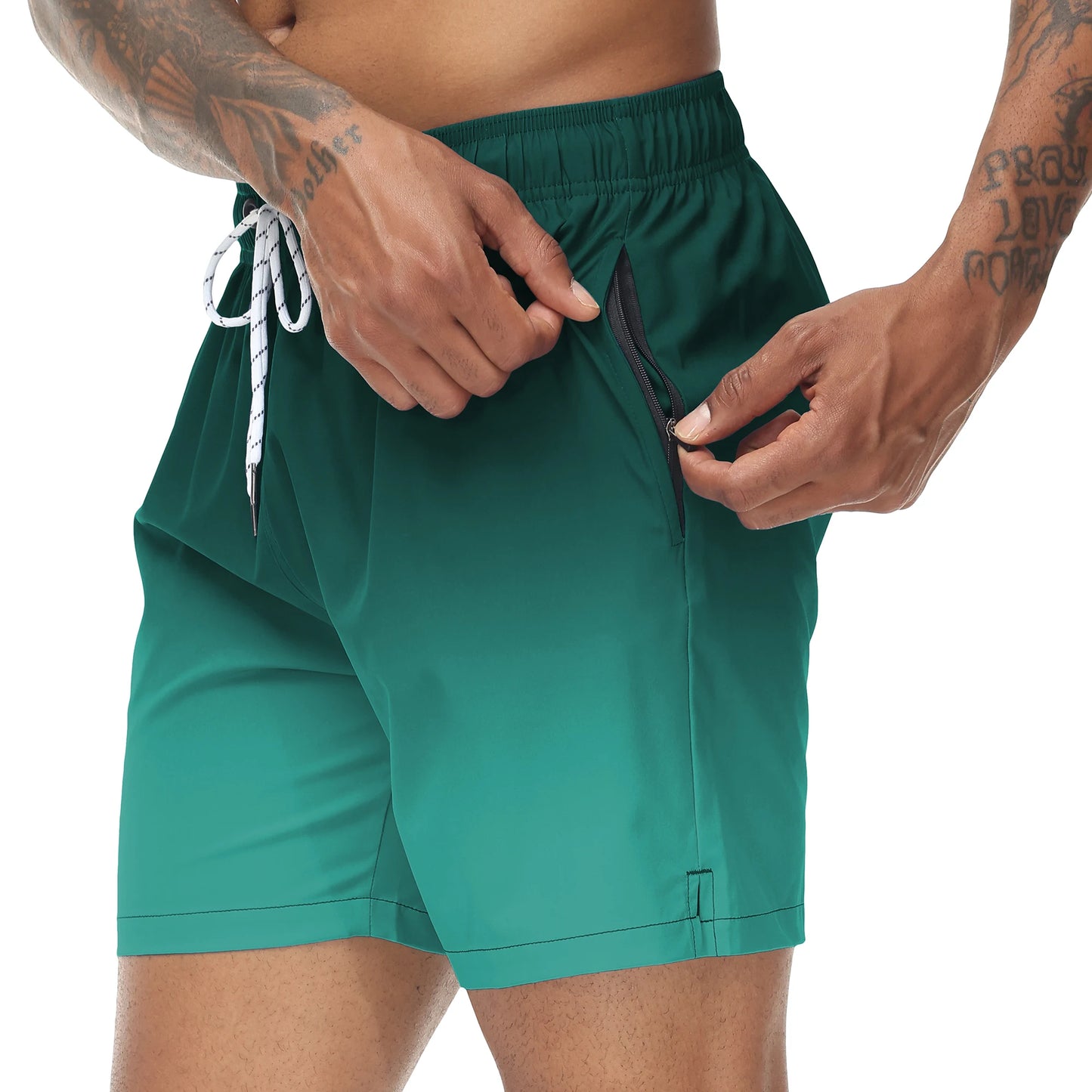 Men’s Gradient Quick-Dry Swim Shorts