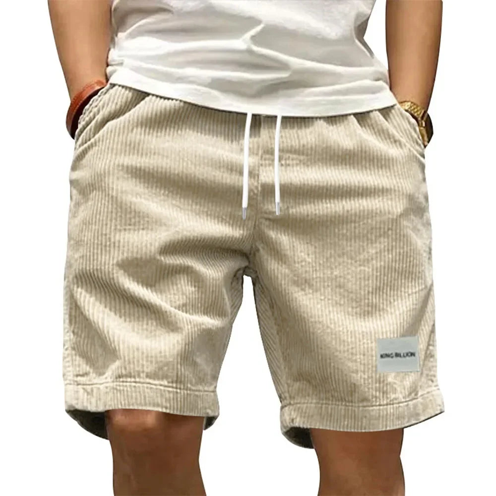 Retro Corduroy Cargo Shorts