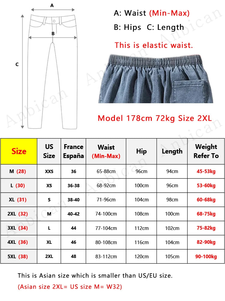 Baggy Cargo Denim Jogger Pants