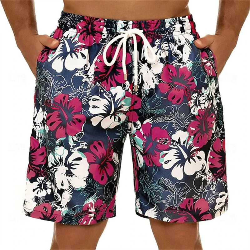Lemon Floral Men’s Swim Shorts