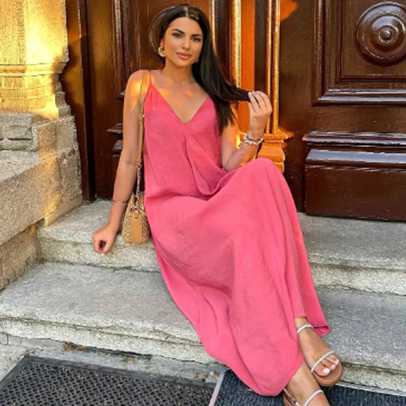 Backless Slip Dress