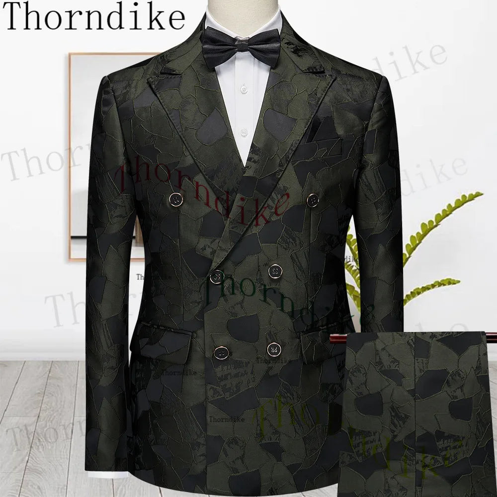 Slim Fit Green Tuxedo