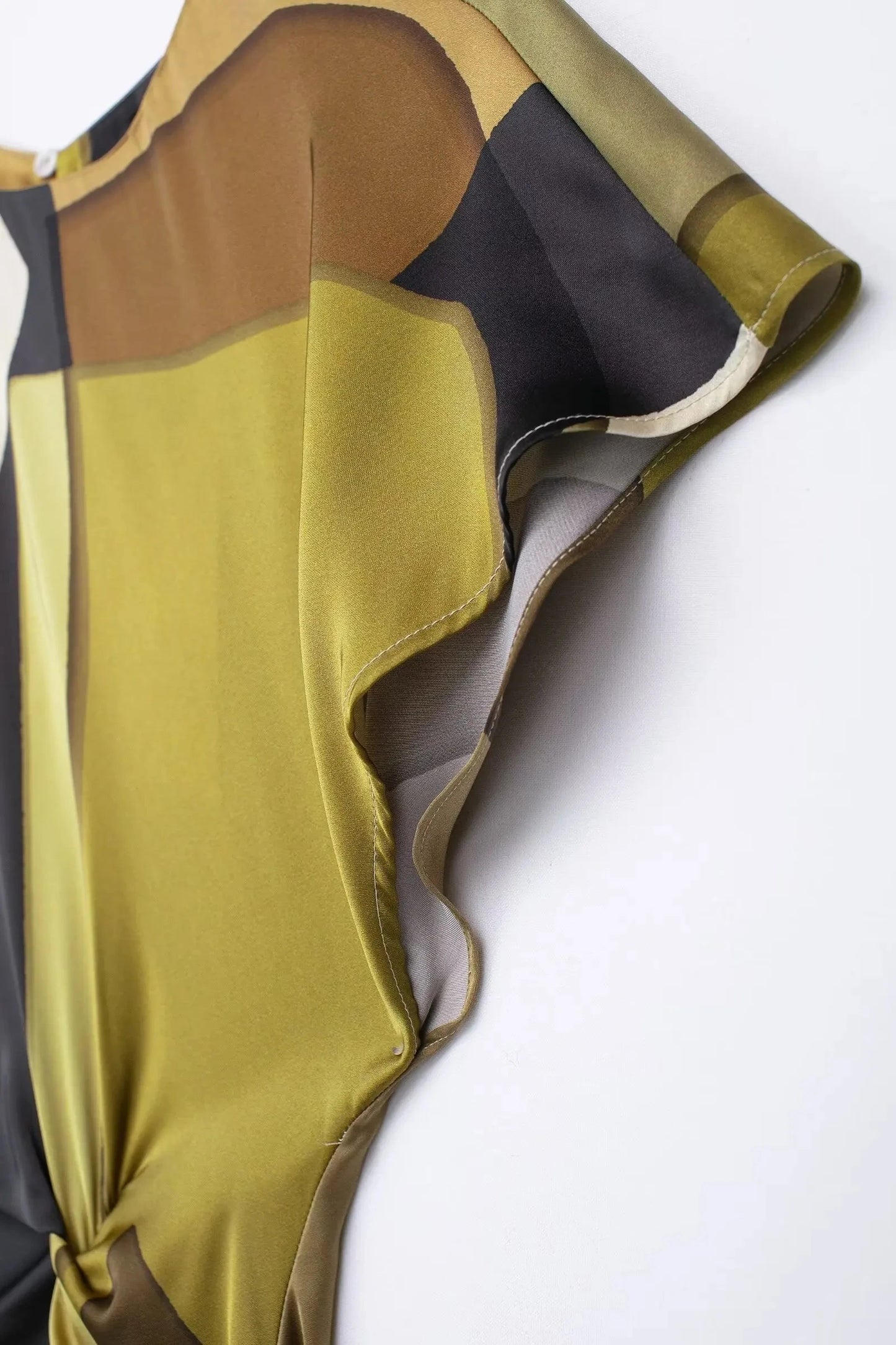Vintage Print Maxi Dress