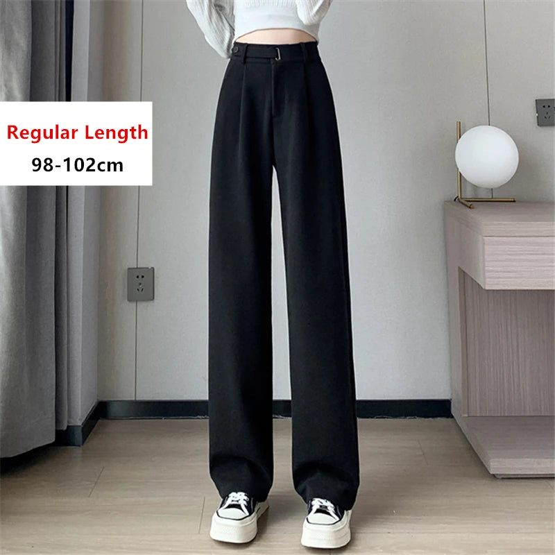 Wool Wide-Leg Trousers