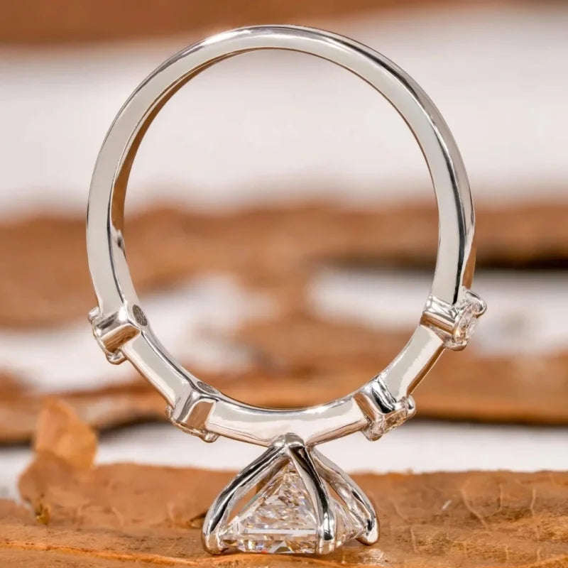 Lab Grown Princess Cut Ring