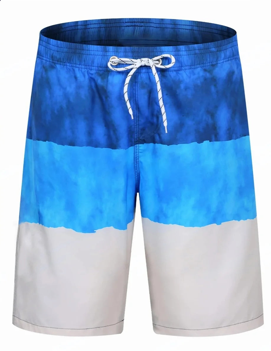 Men’s Gradient Graphic Swim Shorts
