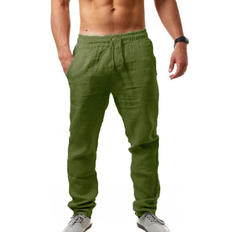 Drawstring Straight Leg Sports Pants