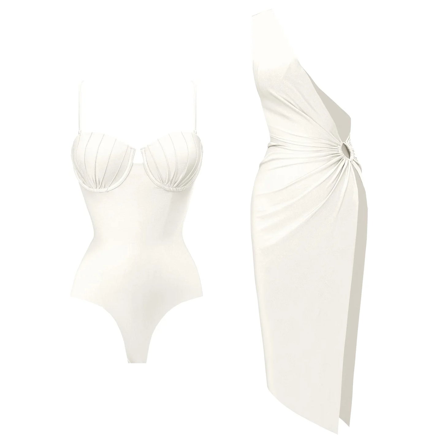 2025 Lotus Leaf Split Bikini