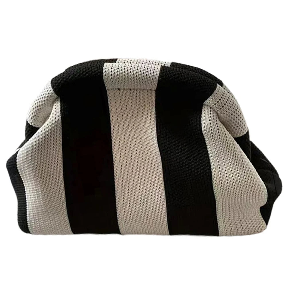 Summer Beach Striped Clutch