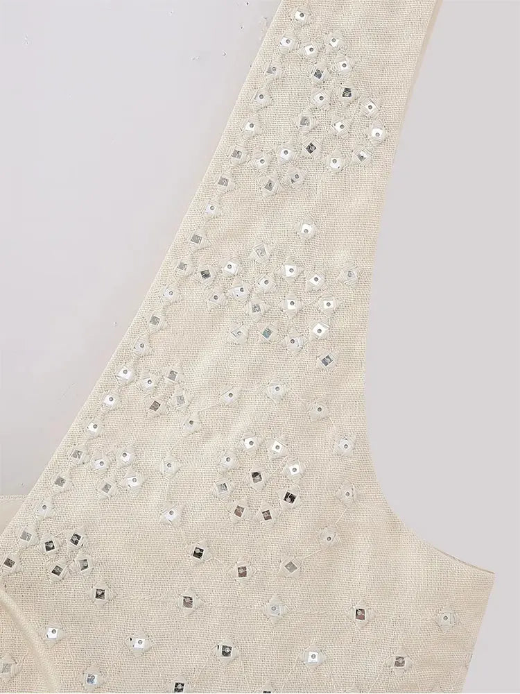Y2K Embroidered Waistcoat