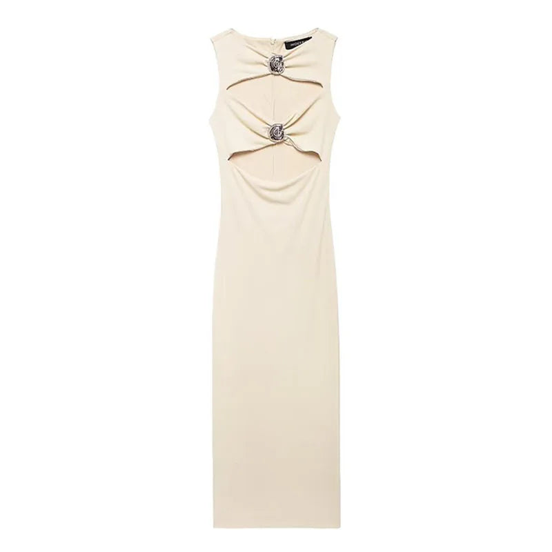 Hollow Out Long Dress