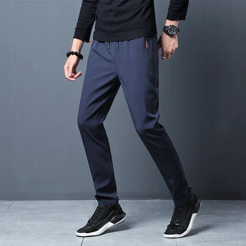 Slim Fit Elastic Waist Joggers