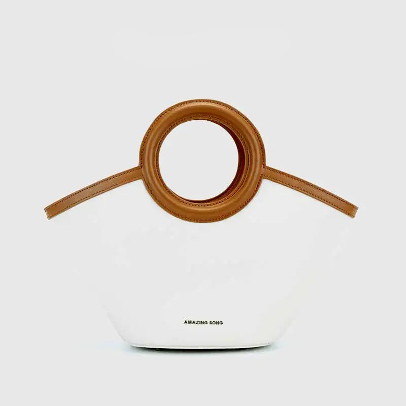 Song Shell Leather Crossbody Bag