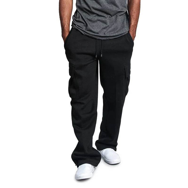 Loose Fit Multi-Pocket Joggers