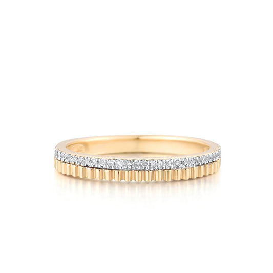 14K Yellow Gold Diamond Ring