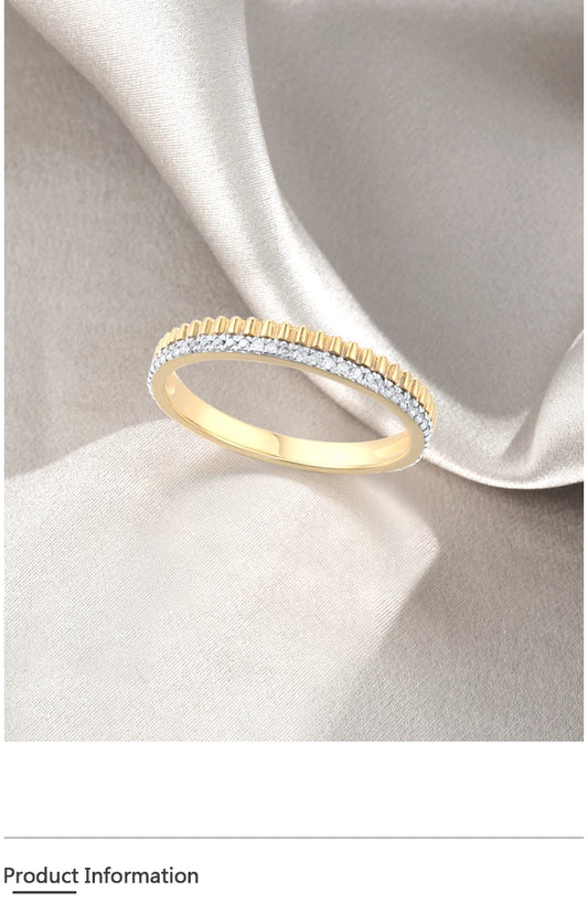 14K Yellow Gold Diamond Ring