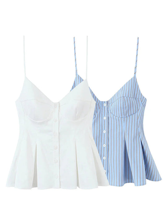 2025 Summer V-Neck Mini Top