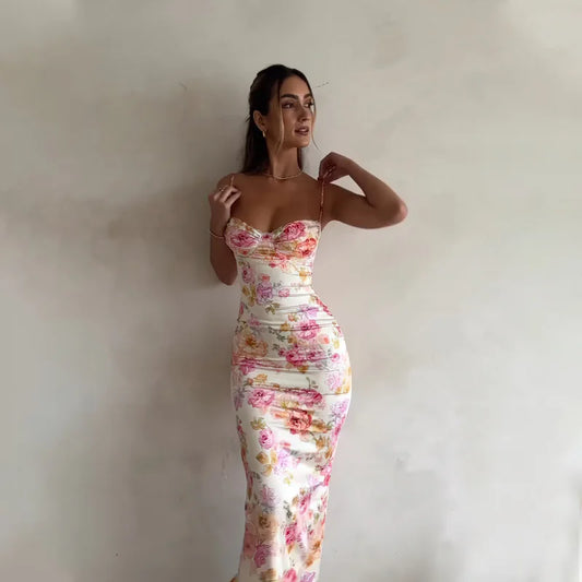 Floral Split Mini Dress