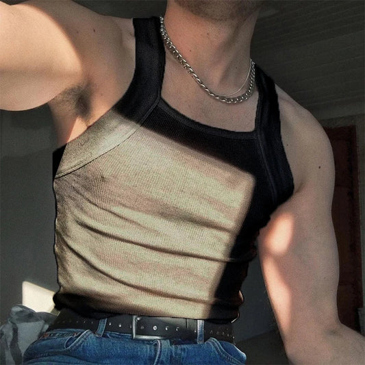 Men’s Solid Sports Tank