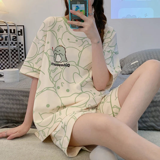 Sweet Summer Pajama Set (Plus Size)