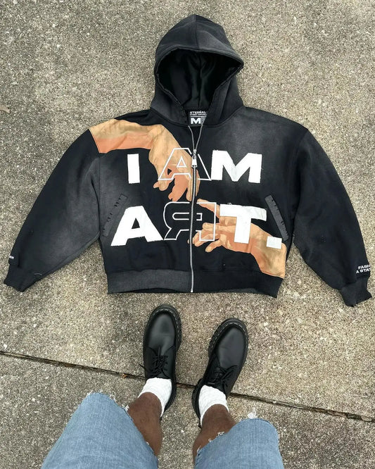 Y2K Retro Zip Hoodie