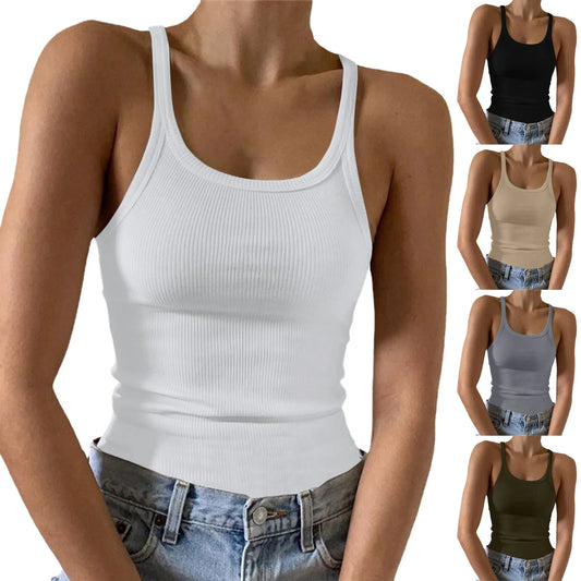 Women’s Summer Ribbed Tank Top