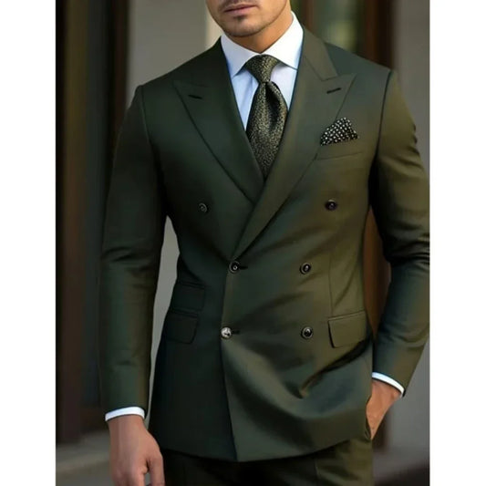 Men’s Summer Slim Suit Set