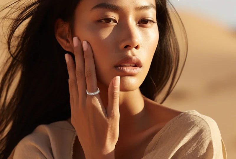 18K Gold Lab Diamond Ring
