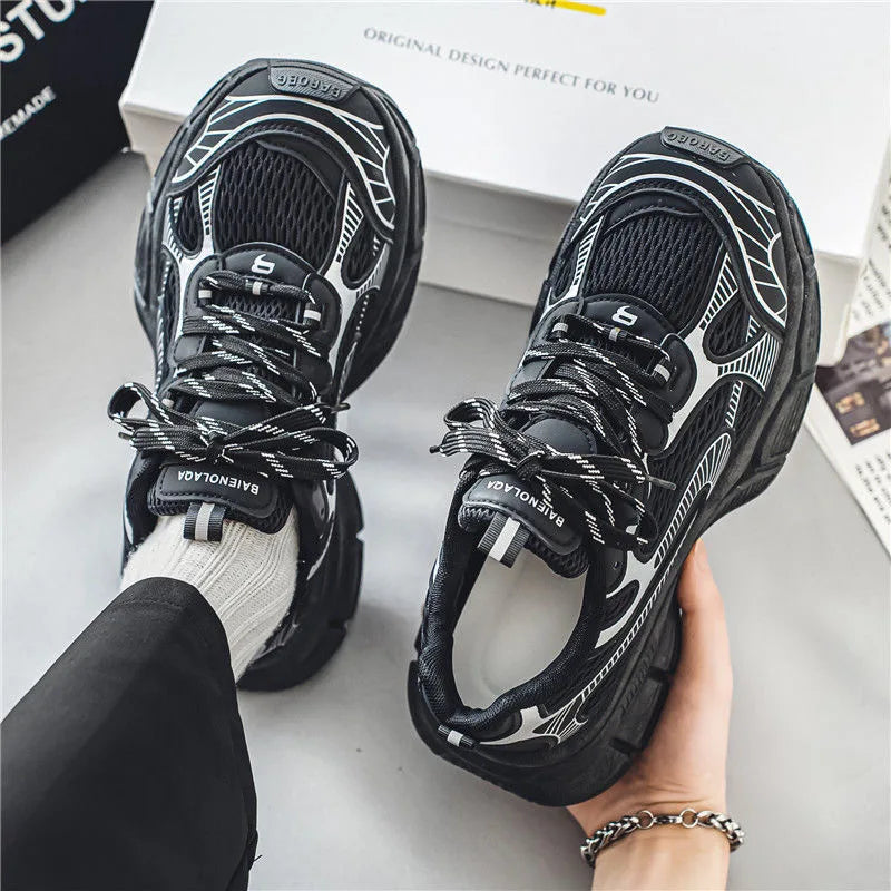 Lightweight Platform Running Sneakers