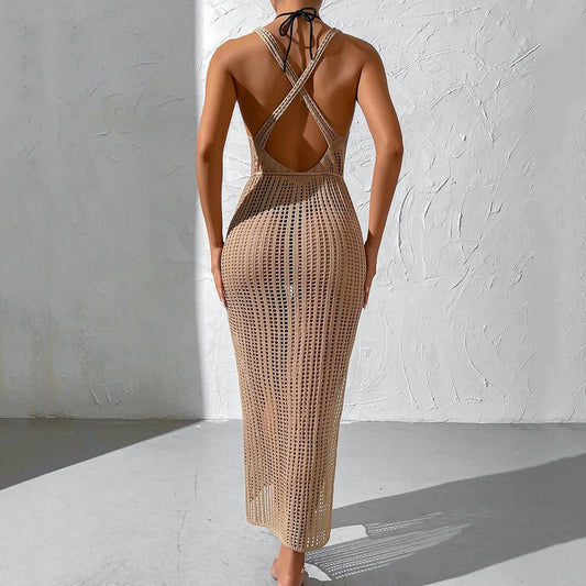 Sarong Fishnet Beach Cover-Up