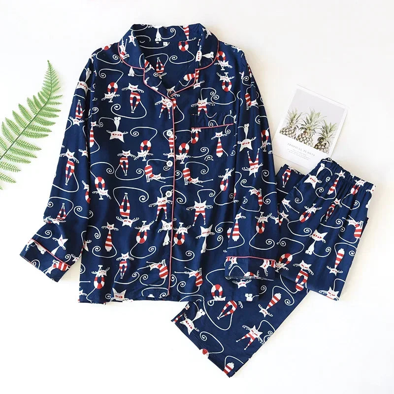 Spring Plus Size Pajama Set
