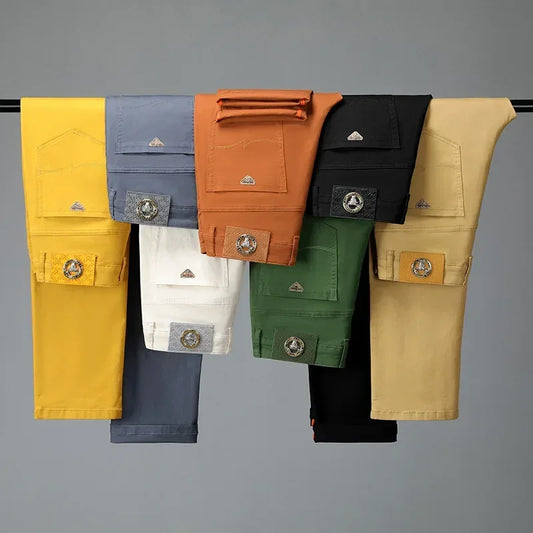 Stretch Slim Fit Cotton Jeans