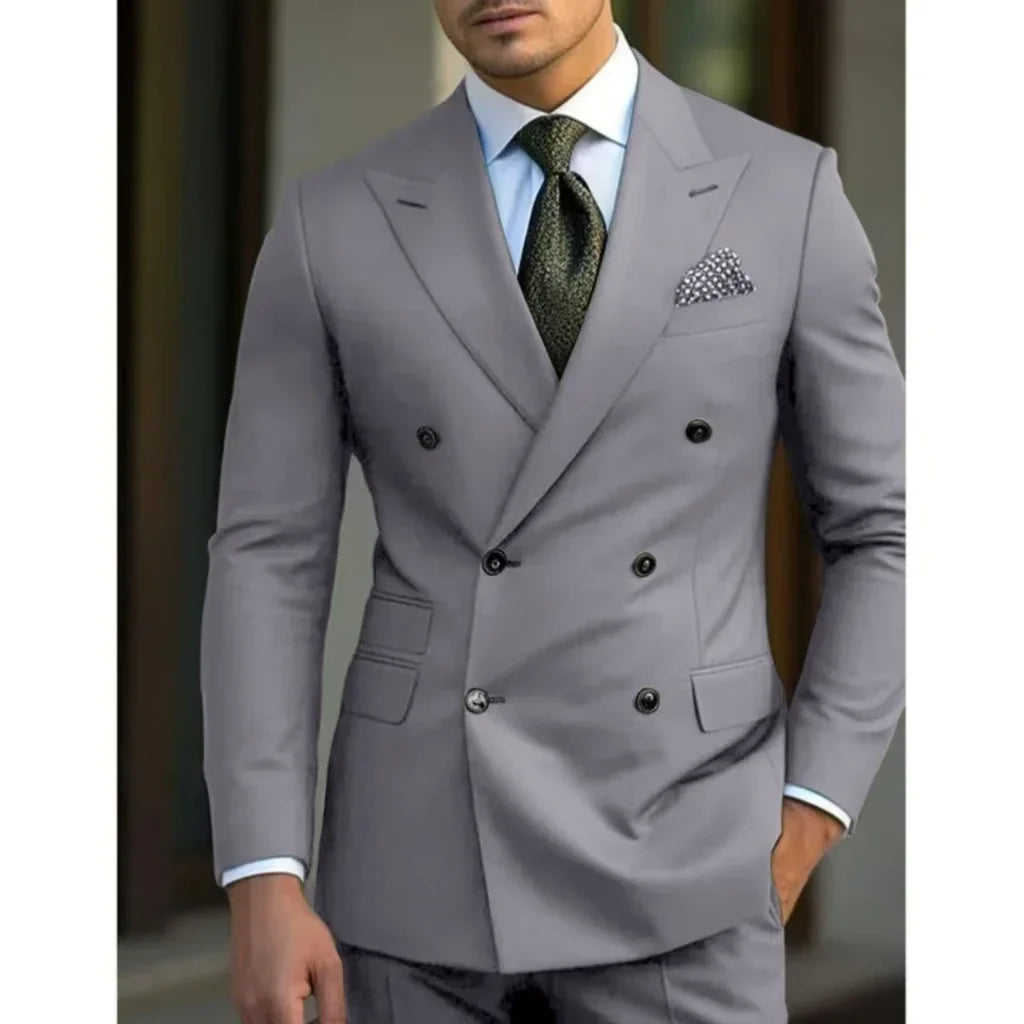 Men’s Summer Slim Suit Set