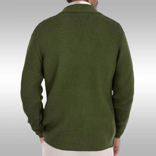 Men’s Peaked Lapel Cardigan