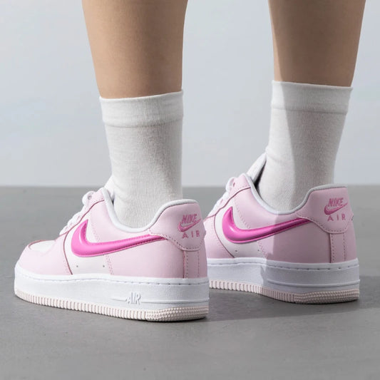Nike Air Force Pink Cat Claws AF1 Women's Retro Sneakers