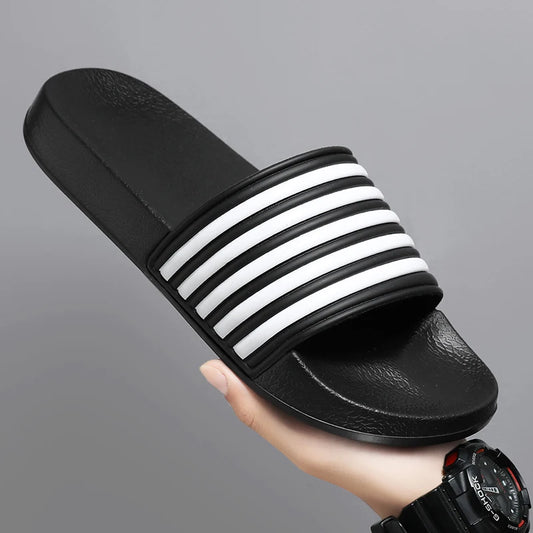 Unisex Striped Pool Slides