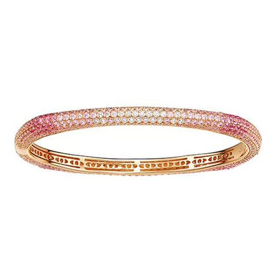 Rose Gold Rainbow Bangle