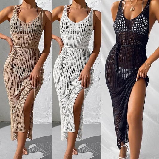 Sarong Fishnet Beach Cover-Up