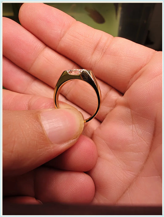 1ct Lab-Grown Horse’s Eye Diamond Ring