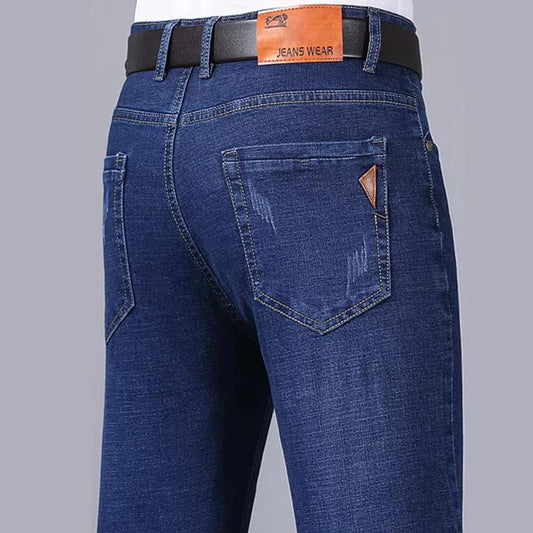 Straight Stretch Classic Denim Jeans