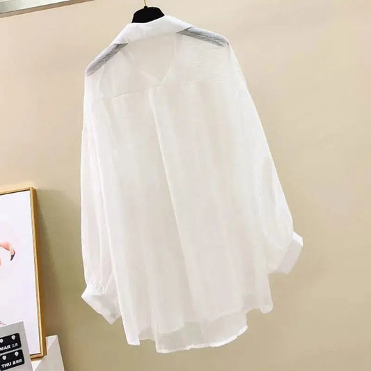 Sheer Chiffon Sunscreen Cardigan