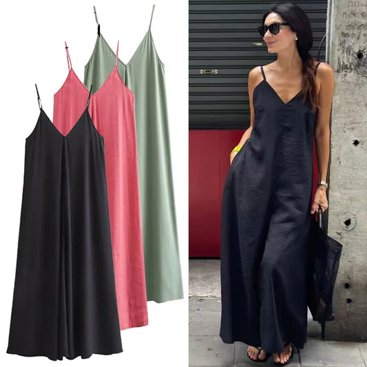 Backless Slip Dress