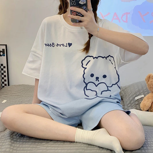 Sweet Summer Pajama Set (Plus Size)