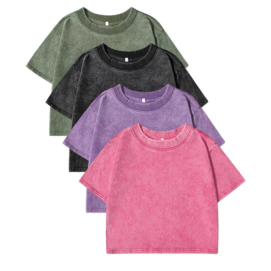 Slim Washed Cotton T-Shirt