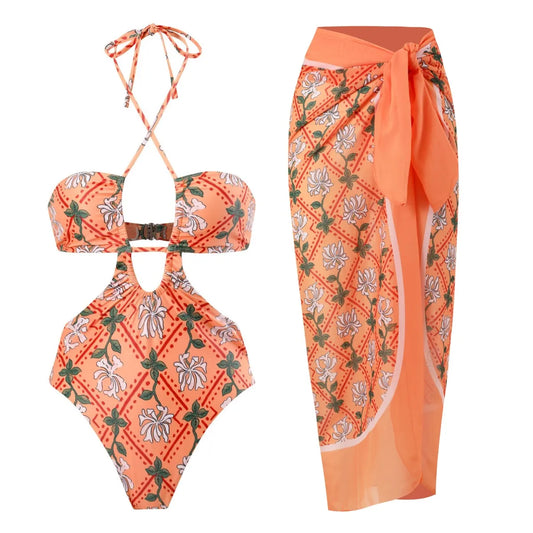 High Leg Cut-Out Swimsuit