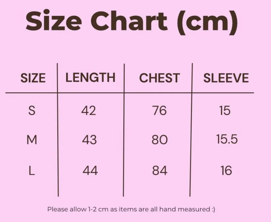 Y2K Letter Print Baby Tee