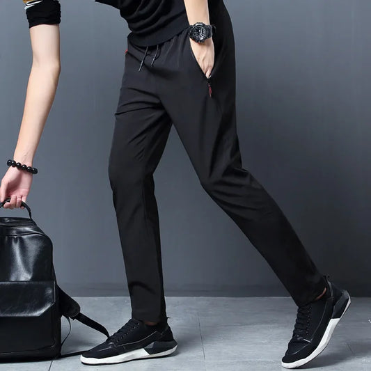 Slim Fit Elastic Waist Joggers