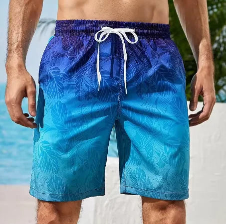 Men’s Gradient Graphic Swim Shorts