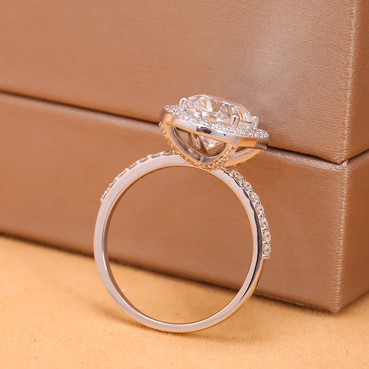 3ct Oval Lab Diamond Ring