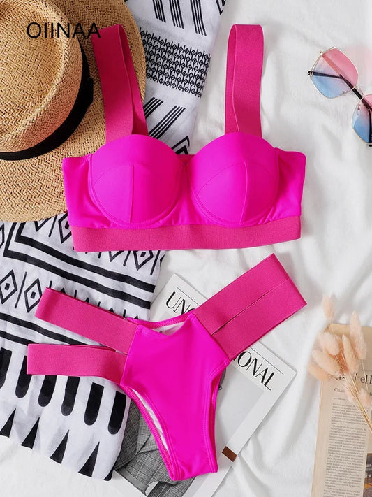 Hollow Out Bikini Set
